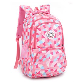 Children's Backpack, School Bags for Boys and Girls, School Bags, School Backpack, Travel, Camping, Casual Daypack for Students, Adults, pink