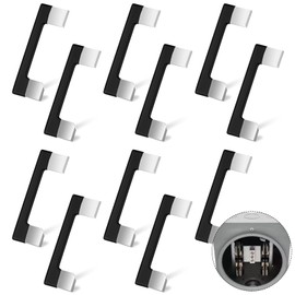 HCEWSBFD 12Pcs 200 Amp Meter Socket Jumper Assembly Bypass Jumper Bus Electrical Meter Base Jumper Link Standard 2-1/4'' Handles Strong Insulation for Testing Maintaining Circuit Security Hot Checking