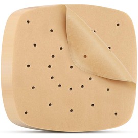 Air Fryer Parchment Paper - 100 PCS 8.5 Inch Perforated Parchment Liner,Air Fryer Liners Baking Sheets for Air Fryer,Steaming Basket,Baking,Ovening and More