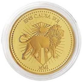 5 Commemorative Coins Gold Plated Blood Oasmark Props Continental Hotel Series Collection Coin Personal Coin Collection