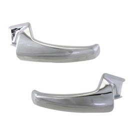 For Dodge Ram 2500 1994-2002 Interior Door Handle Driver and Passenger Side | Pair | Front | All Chrome | Base