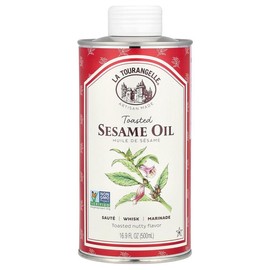 La Tourangelle Toasted Sesame Oil, 16.9 fl oz (500 ml)