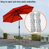 2PCS Outdoor Patio Umbrella Cord Line Nylon Rope Replacement,0.12" Dia