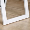 HOMCOM Full Length Glass Mirror, Freestanding or Wall Mounted Dress