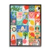Stupell Industries Patchwork Style Alphabet Playful Kid's ABC Letters, Designed