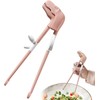 Kids Training Chopsticks, Reusable Dinosaur Trainer Chopsticks Helper Set, Cute
