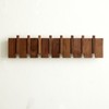 QUELLANCE Wood Coat Rack Wall Mount, Coat Hooks Hanger Wall