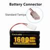 Cecicebb 9.6V 1600mAh NI-MH Rechargeable Battery Pack with Standard Tamiya