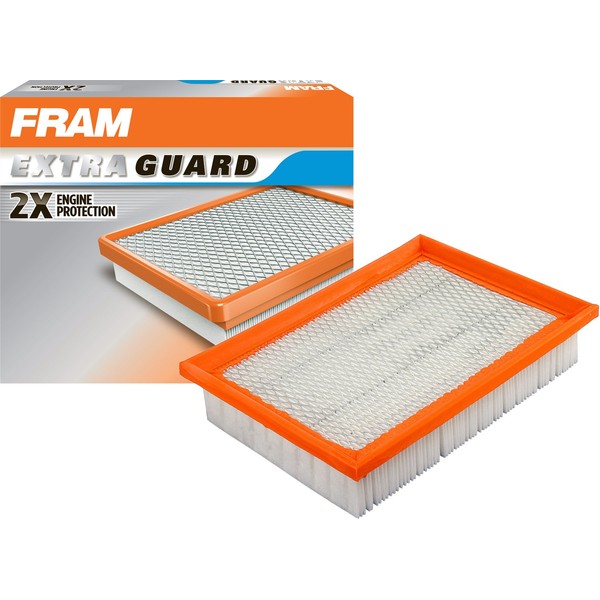 FRAM Extra Guard Engine Air Filter Replacement, Easy Install w/Advanced Engine Protection and Optimal Performance, CA11222 for Select Chevrolet Vehicles