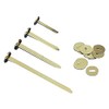 ACCO Solid Brass Fasteners, 1 1/4 Inch Capacity, 100 Count,