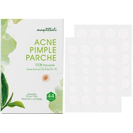 Tea Tree Acné Pimple Parche, 44 Parches De Absorbente Para Acné Y Espinillas (Modelo-2)