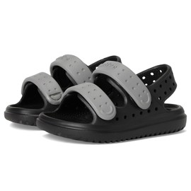 Native Shoes Kids Chase (Toddler) Sandal, Jiffy Black/Satellite Grey, 7 US Unisex