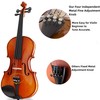 KAYATA 3/4 Size Violin set, Beginner Students Violin,Maple Wood Violin
