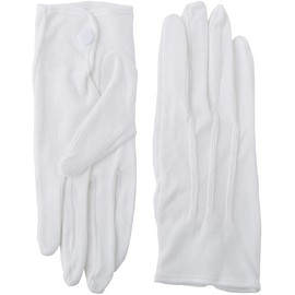 SANDAI Men's High Breath Anti-Slip Cotton Formal White Gloves, S, M, L, Cotton Gloves, 1 Pair 3 Pair Set, Choose from Taxi, Bus, Drivers, Driving School Instructors, Technicians