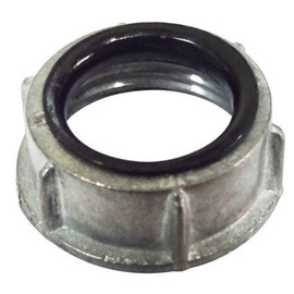 Morris 14546 Insulated Throat Conduit Bushing, Zinc Die Cast, 2-1/2" Thread Size