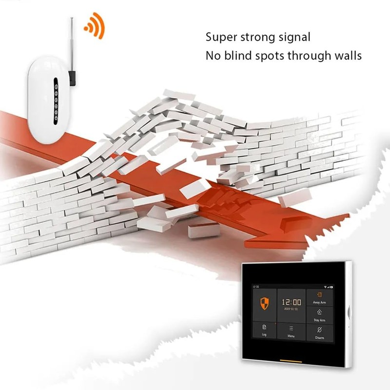 Daiilg Signal Repeater Wireless Extender 433MHz Long Range Booster Barrier-Free