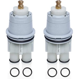 RP46074 Shower Universal Valve Cartridge Assembly for Delta Shower and Tub 13/14 Series Faucet, Replacement Part for Delta Monitor Cartridge, 2 Packs