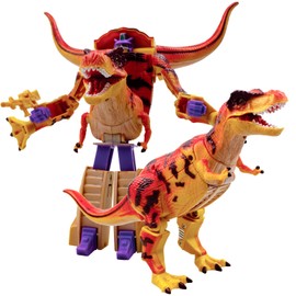 The Access Robot Figure Tyrannosaurus Transformation Robot Dinovatron Ancient Warrior Animal Aquarium Toy
