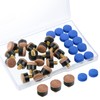 Zhenle 30 Pieces Cue Tips 10 mm Pool Cue Tips