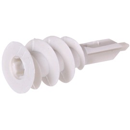 The Hillman Group 41440 Wallboard Anchors with Brass Plate Screw Number 8, 10-Pack