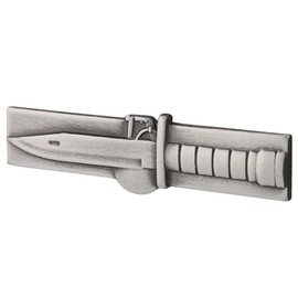 Army Expert Soldier Badge Silver Oxide Regulation Size