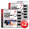 Saw Palmetto Octacosanol Complex Men's Prostate 2 Bottles 6 Months