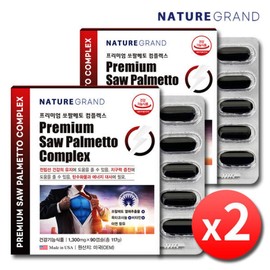 Saw Palmetto Octacosanol Complex Men's Prostate 2 Bottles 6 Months Direct Import from the USA High Concentration Saw Palmetto Octacosanol Lauric Acid Vitamin B Zinc / 쏘팔메토 옥타코사놀 컴플렉스 남성 전립선 2통 6개월 미국 직수입 고함량 쏘팔 옥타 로르산 비타민B 아연