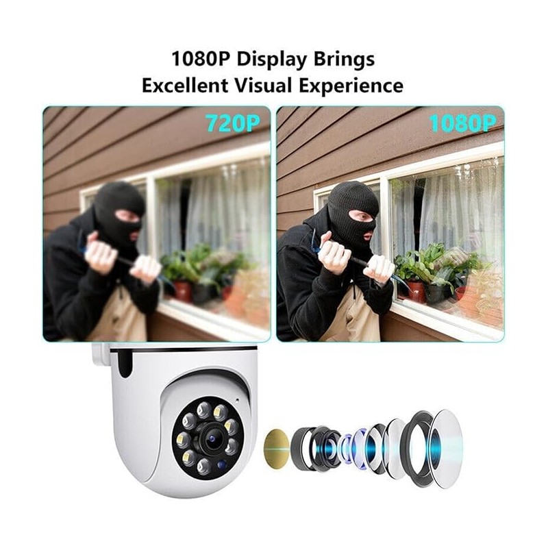 A7 1080P 2MP WiFi Camera Home Security Camera with Night