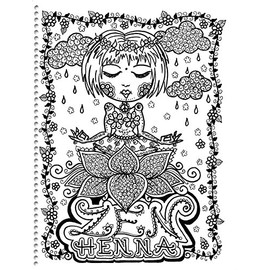 Zen Tattoo Design Book, Inspiration Guide, and Adult Coloring Book. 100s of Intricate High-Res Henna Body Ink Artwork Sketches by Professional Artists to Trace, Stencil or Freehand