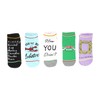 Bioworld Friends TV Show - Paquete de 5 calcetines tobilleros