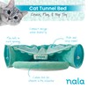 Caitec Presents Nala Cat Tunnel Bed - Collapsible Cat Cave