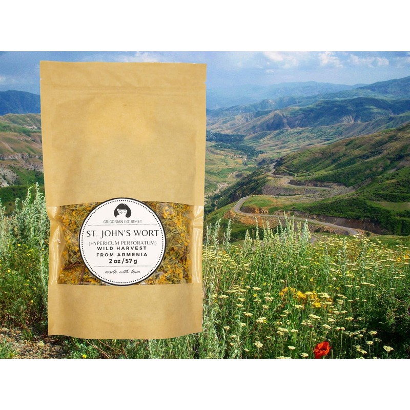 St. John's Wort (Hypericum perforatum), 2 oz (57 grams), Wild-Harvested