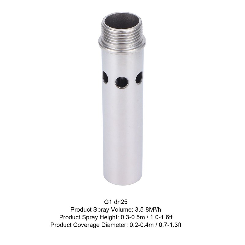 Male Thread Fountain Nozzle Bubbling Spray Head Pond Sprinkler for