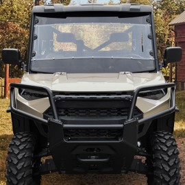 SAUTVS Ranger XP 1000 Front Bumper, Front Brush Guard Bumper Protector for 2018-2023 Polaris Ranger XP 1000 / Crew XP 1000 / Ranger 1000 / Ranger 1000 XP Accessories (Replace #2882531)