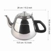 2L Stainless Steel StovE Top Teapot Coffee Pot Teaware Hot