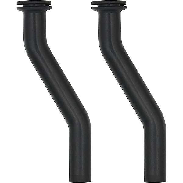 (2-pack) Calvana 596163 Rubber Vacuum Hose, 3" Tractor Vacuum Pump