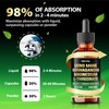 MILIVOL 8in1 Lions Mane Liquid Drops with Ashwagandha Root, Magnesium