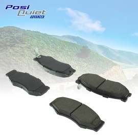 Centric 105.06980 Posi Quiet Premium Ceramic Disc Brake Pad Set For Select Chevrolet, Buick and Oldsmobile Pontiac Model Years