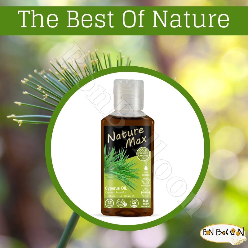 bonballoon Nature Max Cyperus Oil Natural Cold Pressed Undiluted Premium