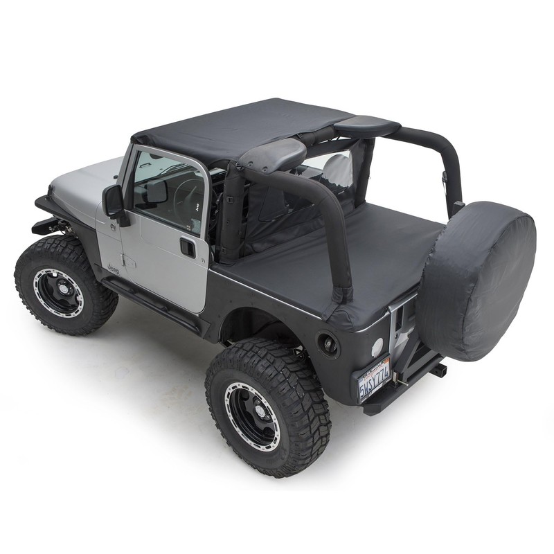 SmittyBilt SPARE TIRE CVR DEN BLK - SB773215