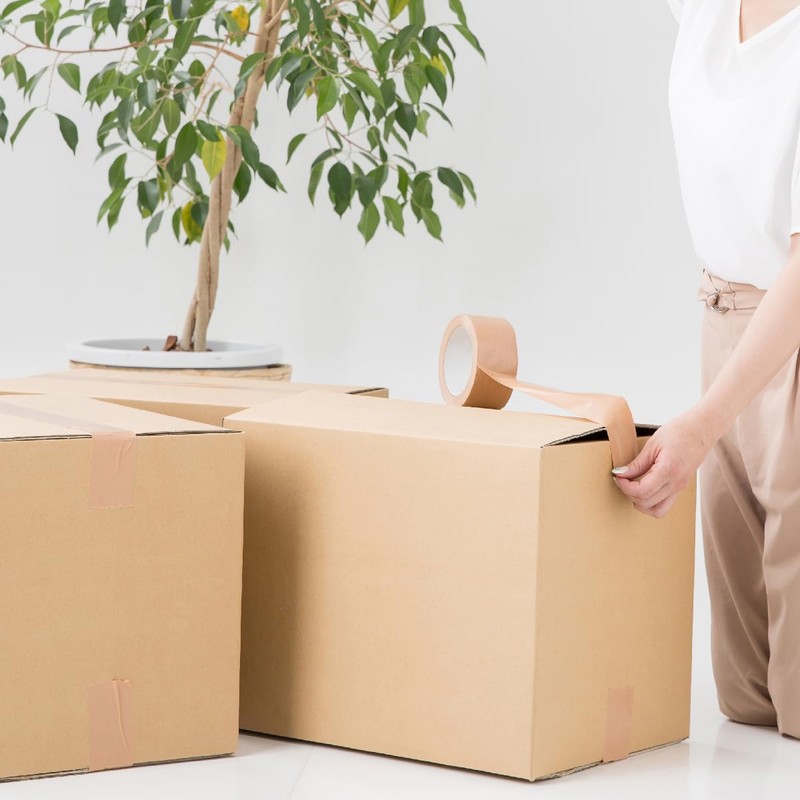 Eco-friendly Kraft Paper Tape Brown Body Tape for Packaging, Pictures