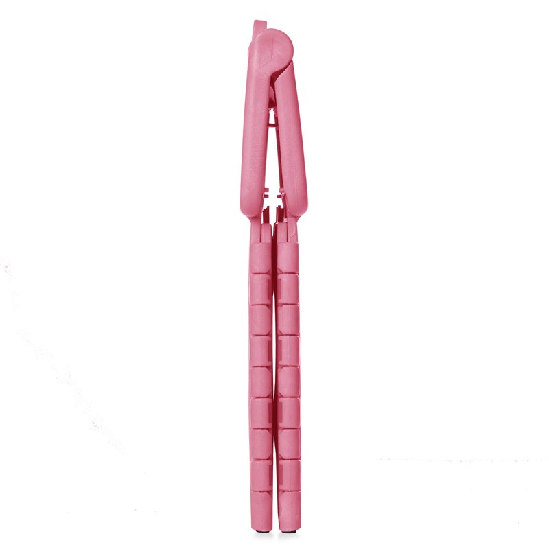 Casafield 9" Folding Step Stool with Handle, Pink - Portable