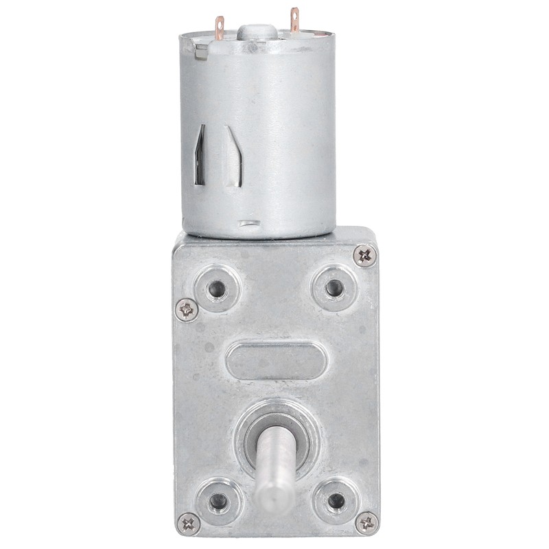 Gear Motor Speed Reduction Worm Self Locking M6 Thread 50mm