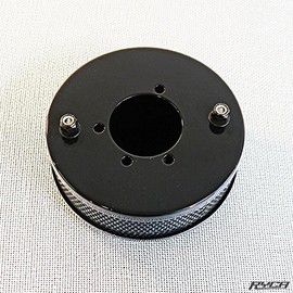 'Custom Chrome Round Black 5 1/2 – 14 cm Bobber Custom Chopper Motorbike Air Filter