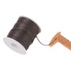 Cheriswelry 100 Yards 1mm Waxed Cotton Cords Threads Round Jewelry