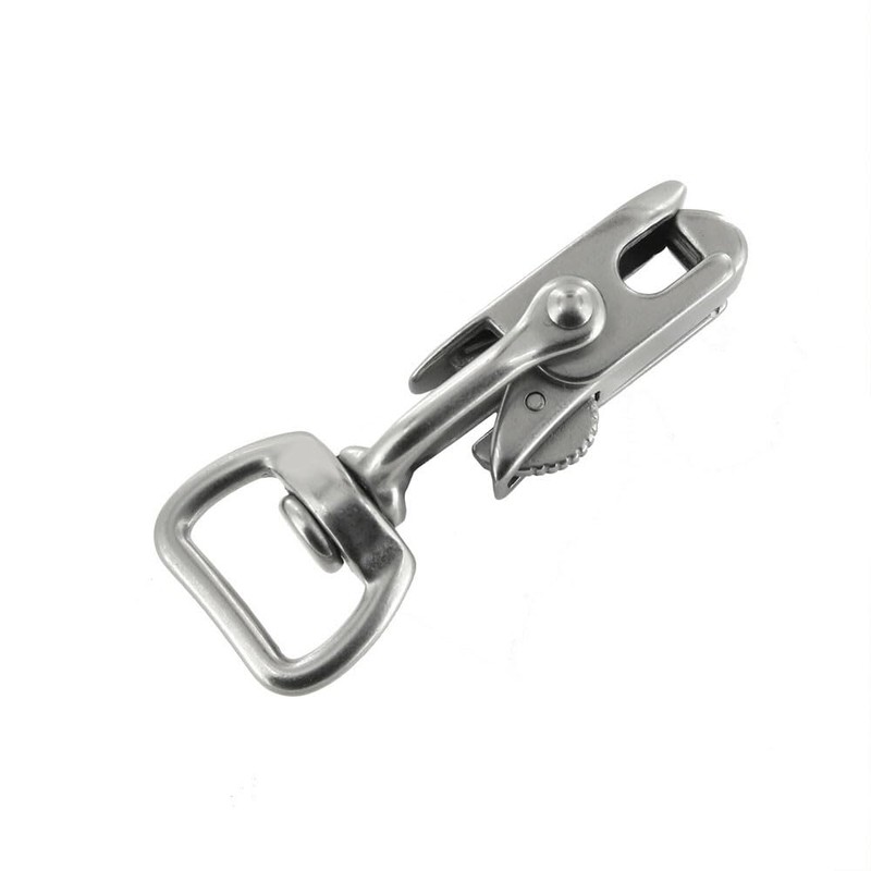 B9570 3/4" Nickel Matte, Swivel Snap w/Locking Jaw, Solid Brass-LL