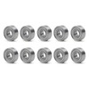 Unxuey 10pcs 3x8x3mm Steel Deep Groove Ball Bearings Longboard Model