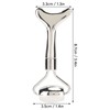Facial Roller Gua Sha Board Double Heads Reduce Swelling Zinc