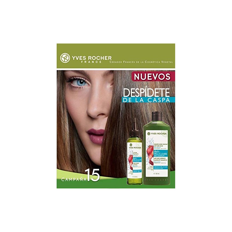 Yves Rocher Shampoo Tratamiento Anti Caspa, 300 ml