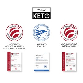 MCT Oil 100% Natural 95% en C8 y C10. 480 ml (32 días de porciones) Keto Safe, Paleo Safe.